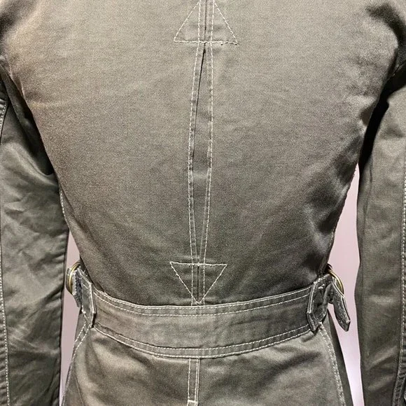 J. Crew Military Utility Jacket Olive Green Size XS 100% Cotton - Picture 6 of 10